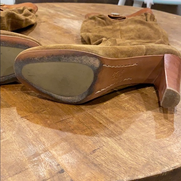 Michael Kors Harness Slouch boot Brown/Camel Suede - Picture 2 of 6